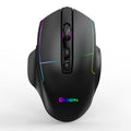Rechargeable wireless RGB gaming mouse silent and precise for PC and Mac