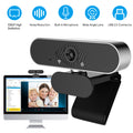 HD Webcam 1080P — Autofocus with Built-in Microphone
