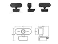 HD Webcam 1080P — Autofocus with Built-in Microphone