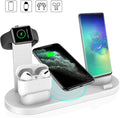 4-in-1 Wireless Charging Station — Fast Charge Phone, Watch & Earbuds