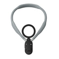 Gray silicone magnetic neck mount for phones