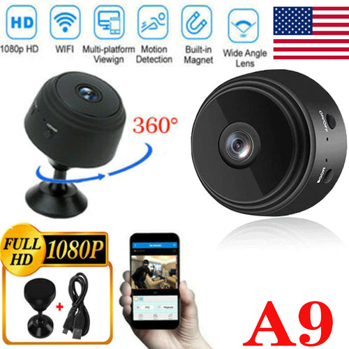 Mini WiFi home security camera 1080P HD with night vision