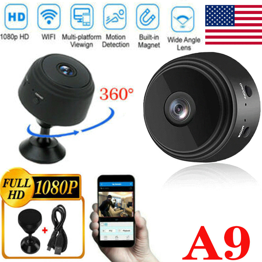 Mini WiFi Home Security Camera — 1080P HD with Night Vision