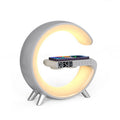 Smart LED Atmosphere Lamp — Wireless Charger, Bluetooth Speaker & Clock
