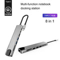 USB-C Hub 8-in-1 — HDMI, USB 3.0, PD Charge, Aluminum