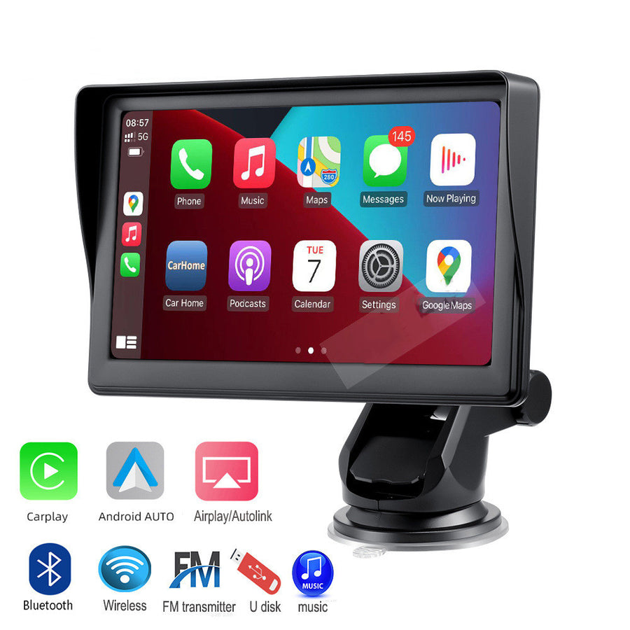 7 inch wireless CarPlay and Android Auto smart display universal car screen