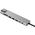 USB-C Hub 8-in-1 — HDMI, USB 3.0, PD Charge, Aluminum