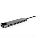 USB-C Hub 8-in-1 — HDMI, USB 3.0, PD Charge, Aluminum