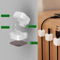 Magnetic Cable Organizer — 6-Pack Desk Cord Holder & Wire Keeper